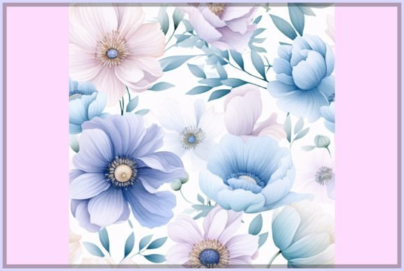 Download Pastel Watercolor Flowers Pattern - Watercolor flowers pattern Collection