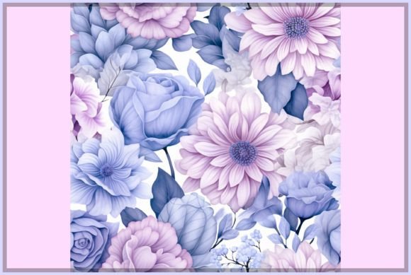 Download Pastel Watercolor Flowers Pattern - Premium Bundle