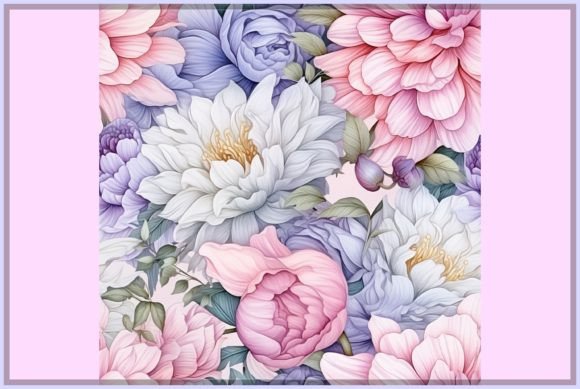 Download Pastel Watercolor Flowers Pattern - Watercolor flowers pattern Collection