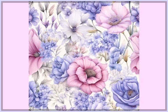 Download Pastel Watercolor Flowers Pattern - Watercolor flowers pattern Collection