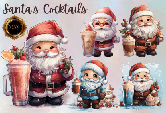 Download Santa's Cocktails PNG Clipart - Premium Resources