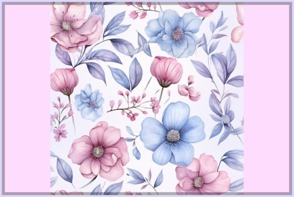 Download Pastel Watercolor Flowers Pattern - Premium Resources