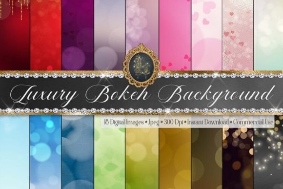 Download Luxury Bokeh Dot Heart Background - Heart background Collection