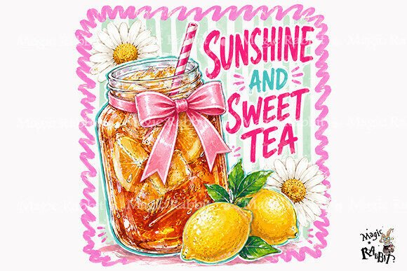 Download Sunshine Sweet Tea Summer PNG - Shine Collection