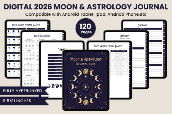 Download 2026 Digital Moon &amp; Astrology Journal - Astrology Collection