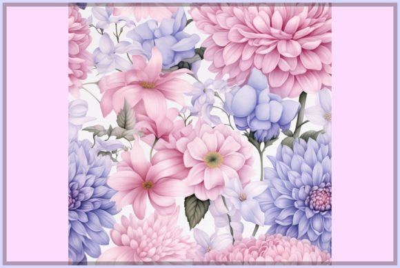 Download Pastel Watercolor Flowers Pattern - Watercolor flowers pattern Collection